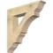 Ekena Millwork Balboa Traditional Rough Sawn Bracket, Douglas Fir, 6"W x 32"D x 32"H BKT06X32X32BOA01RDF - alternate 1